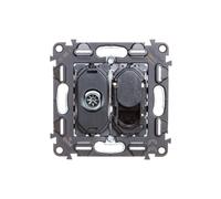 Enchufe teleinformático VALENA LIFE TV/RJ45 cat.6 UTP 753055