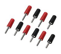 Enchufe tipo pin banana, 5 juegos 10A a prueba de agua, enchufe adaptador de sonda banana duradero de 2 mm para base de panel