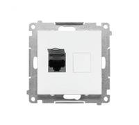 Enchufe único para ordenador RJ45 Simon 55 T61.01/111