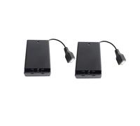 Enchufe USB Industrial Caja de Soporte de batería USB módulo láser Caja de Soporte de batería extraíble Se Puede conectar a una Fuente de alimentación (excluyendo batería) (2 Paquete)