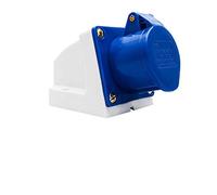Enchufe y enchufes industriales azules MASO 16A 220v IP44 Enchufe y enchufe de pared industrial de 3 pines Conector de enchufe IP44 a prueba de agua Enchufe 2P + Tierra Macho / Hembra (# 113)