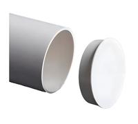 Enchufes de cubierta del orificio enchufes de tapa enchufes redondos de plástico para cubiertas de tornillo y agujeros de taladro de múltiples usos en tapones de bloqueo blanco Type-40