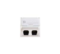 Enchufes dobles para ordenador MOSAIC RJ45 LCS RJ 076502