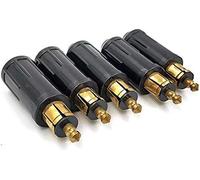 Enchufes Macho DIN Hella 12V Adaptador de Encendedor Compatible con Motos de Enchufe Europeo