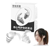 Enchufes para el oído para dormir, bloqueo de sonido enchufes para la oreja, Plausos en los oídos de bloque de ruido de silicona para la prueba de sonido, Con tapones de oídos para adultos impermeable
