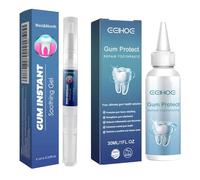 Encías Pasta de Dientes + Gel Reparador de Encias,Encías Pasta Dentífrica Protege las Encías,Reduce la Formación de Placa Dental,Restauración Encías Bucal Cuidado Bucal