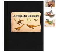 Enciclopedia 3D Prehistórica de los Dinosaurios, La Enciclopedia Ilustrada de los Dinosaurios, Libro interactivo y divertido con dinosaurios emergentes (1pcs)