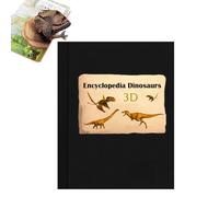 Enciclopedia 3D Prehistórica Dinosaurios, criaturas prehistóricas, conocimientos interesantes, divertido libro interactivo con dinosaurios emergentes, la enciclopedia ilustrada de los dinosaurios (A)