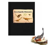 Enciclopedia 3D Prehistorica Dinosaurios, divertido libro interactivo de dinosaurios emergentes, criaturas prehistóricas, conocimiento interesante, enciclopedia ilustrada de dinosaurios, regalo para