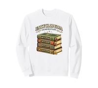 Enciclopedia Generación Vintage Amante de los Libros Sudadera