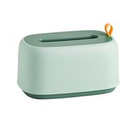 Encimera Caja de pañuelos acrílico color puro for el hogar, la habitación del hotel, caja escritorio Decorativa(Green)