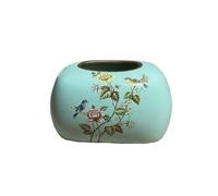 Encimera Caja de pañuelos cerámica azul for hotel, sala estar, escritorio, servilletero vintage Decorativa