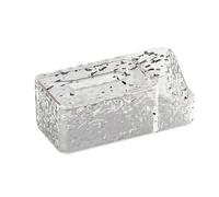 Encimera Caja de pañuelos con ondas agua, transparente, for sala estar, escritorio, multifuncional, for almacenamiento Decorativa(Transparent)