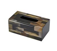 Encimera Caja de pañuelos rectangular de madera vintage con tapa for cocina, dormitorio, escritorio, dispensador de servilletas faciales Decorativa