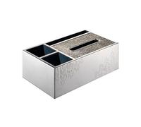 Encimera Caja de toallas papel acero inoxidable comercial con cajones creativos primera calidad for el baño del hogar Decorativa(Pequeño)