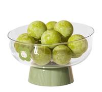 Encimera De Cocina Para Tazón De Frutas De Pie - Cuenco De Frutas Grande Elegante, Con Drenaje Desmontable | Titular De Dulces Y Bocadillos Decorativo, Elegante Soporte De Mesa Para La Decoración Del
