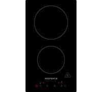 Encimera de Domino Autark Empotrable Horno Vidrio Cerámico Doble Placa Cocción