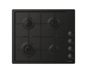 Encimera de gas Candy Idea CHW6LBB Negra 60 cm 4 Zonas Integrada