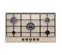 Encimera de gas integrado Glem Gas GT955SA 5 zonas 90 cm Arena Quemador de wok