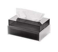 Encimera Dispensador de servilletas faciales acrílico for mesa comedor, restaurante, hotel, caja pañuelos, cubierta ligera, lujosa, for oficina, sala conferencias Decorativa(Grande)