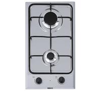 Beko HDCG 32220 FX Acero inoxidable Integrado 29 cm Encimera de gas 2 zona(s)