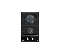 Placa de Gas GZC 32300 XBA 30cm 2 Zonas Exacflame (Negra) - TEKA