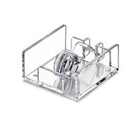 Encimera Servilletero cuadrado for cóctel, dispensador de servilletas papel, caja pañuelos, carrito barra for mesa comedor, Hotel y hogar Decorativa