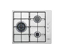 Encimera Vitrokitchen EN630LIN Gas Natural 3 Quemadores 60 cm Acero Inoxidable