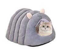 Enclosed Cat Bed, Cats House, Comfortable Pet Nest, Soft Cushioned, Indoor Hideaway for Kittens, Puppies, Rabbits, Small Pets for Apartment, Living Room, Bedroom, Play Area Comfort Use