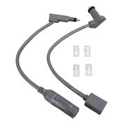 ENCLUACIÓN SPX 2PCS al adaptador RJ45, conector masculino a hembra fácil de instalar el adaptador de extensión del cable para la antena y el enrutador de platos gen 2