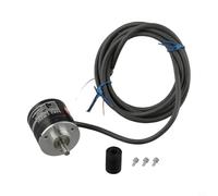 Encoder E6B2-CWZ6C 100 360 600 1000 1024 2000 P/R 5V DC A B Z A- B- Z - Salida de 6 fases con carcasa de metal y eje de acero inoxidable de 6 mm (1024P/R)