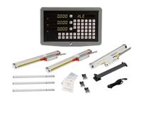 Encoder lineal, SDS6-3V Caja de metal 3 Axis Torno Fresado Lectura digital y 5um Ka-300 Escala lineal + Ka-500 Ruler del codificador óptico delgado(Package 3)