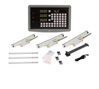 Encoder lineal, SDS6-3V Caja de metal 3 Axis Torno Fresado Lectura digital y 5um Ka-300 Escala lineal + Ka-500 Ruler del codificador óptico delgado(Package 2)