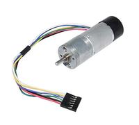 Encoder - Motor de engranajes de metal de 12 V CC de alta velocidad 130 RPM con codificador para impresoras Arduino y 3D