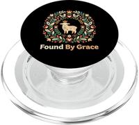 Encontrado por la Gracia Christian Lamb of God Faith Believer PopSockets PopGrip para MagSafe