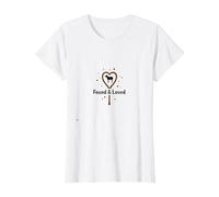 Encontrado y Amado: Dejó el 99 para encontrarme un corazón de Oveja Camiseta, Mujer, Blanco, 3XL