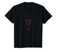 Encontrado y Amado: Dejó el 99 para encontrarme un corazón de Oveja Camiseta, Niños, Negro, 2 años
