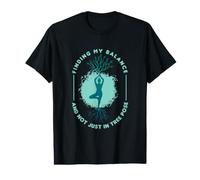 Encontrar el Equilibrio, no Solo en la Postura del árbol (Hatha, Asanas y Yoga) Camiseta gráfica económica