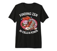 Encontrar el Zen en células y estanques Citología Divertida Camiseta Premium