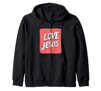 Encontrar fuerza para amar como Jesús traje Sudadera con Capucha