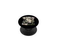 Encontrar Mis Bolas Divertido Golf Viejo Humor Senior Golfing PopSockets PopGrip Adhesivo