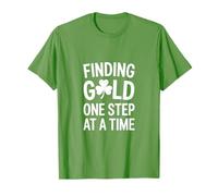 Encontrar Oro Paso a Paso Trébol irlandés Camiseta
