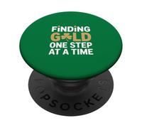 Encontrar Oro Paso a Paso Trébol irlandés PopSockets PopGrip Adhesivo
