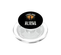 Encontré a Jesús Todavía Buscando Aliens ET Humor PopSockets PopGrip para MagSafe