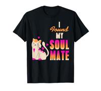 Encontré a mi Alma Gemela Humor gatuno Adorable Camiseta