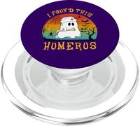 Encontré Este húmero Funny Ghost Nurse Retro Halloween Enfermera PopSockets PopGrip para MagSafe