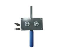 Encordado inalámbrico: roscado recargable eléctrico automático del cable conductor de la pared del cable de la máquina(Blauw)