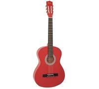 ENCORE Atuendo de guitarra clásica 4/4, rojo