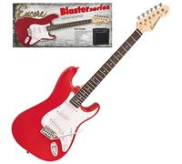 Encore Paquete de guitarra eléctrica E60 Blaster, color rojo brillante
