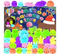 ENCOUN 36Pcs Squeeze Toys, Mini Squishy Fluorescentes, Lindos Kawaii Squishys, Animales Squishy Juguetes, Mini Squishy Kawaii, Squeeze Juguetes Niños para Niños Fiesta de Favores, Navidad, Halloween
